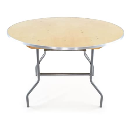 Atlas Commercial Products TitanPRO Heavy Duty Birchwood Folding Banquet Table, 48 Round HD5-48R